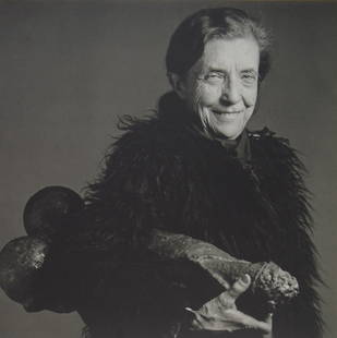 Robert Mapplethorpe - Louise Bourgeois , 1982: ROBERT MAPPLETHORPE (1946-1989) Robert Mapplethorpe - Louise Bourgeois , 1982 Sheet fed gravure c. 1988 Printed in Spain 9 3/4" x 10"