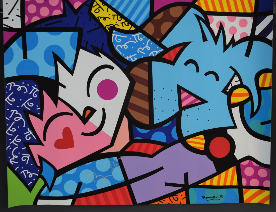 Romero Britto - Poster in Colors (Signed) (1 of 2)