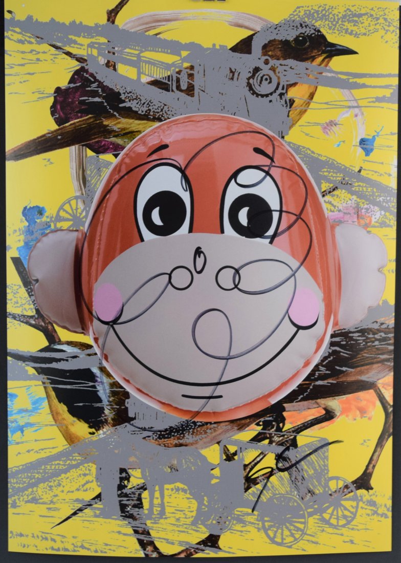 Jeff Koons - Untitled (Drawing Single Flower) (1 of 3)