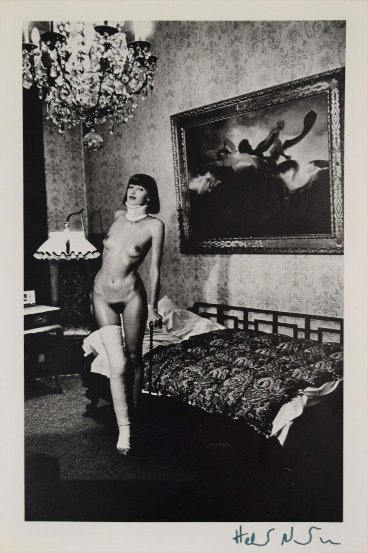 Helmut Newton - Jenny Kapitan, Pension Dorian (Signed) (1 of 1)