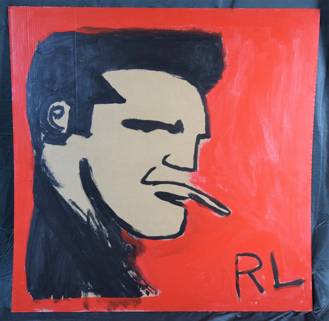 Unknown Artist - Face (Painted Cardboard) (1 of 1)