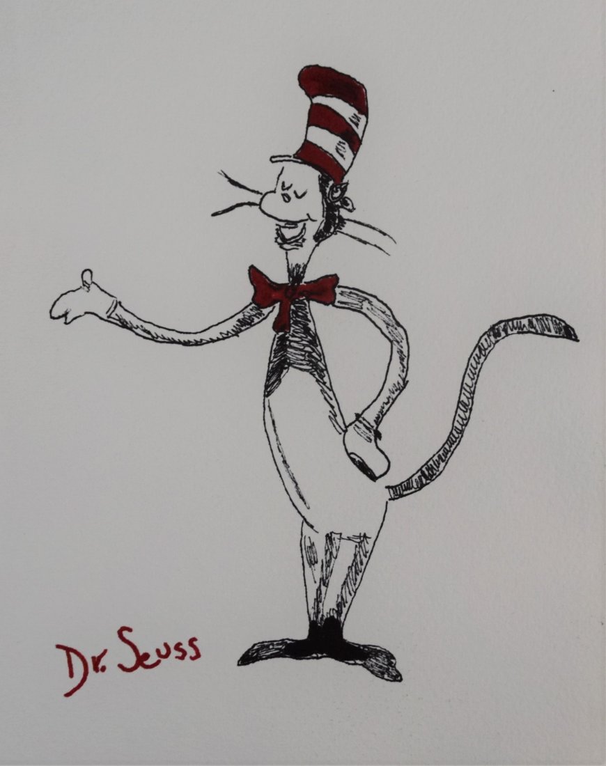 626b Cat From Wrong Side Of The Tracks By Dr Seuss T Jul 26 2008 Garth S Auction Inc In Oh