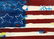 Peter Max - Acrylic on Canvas (Flag)