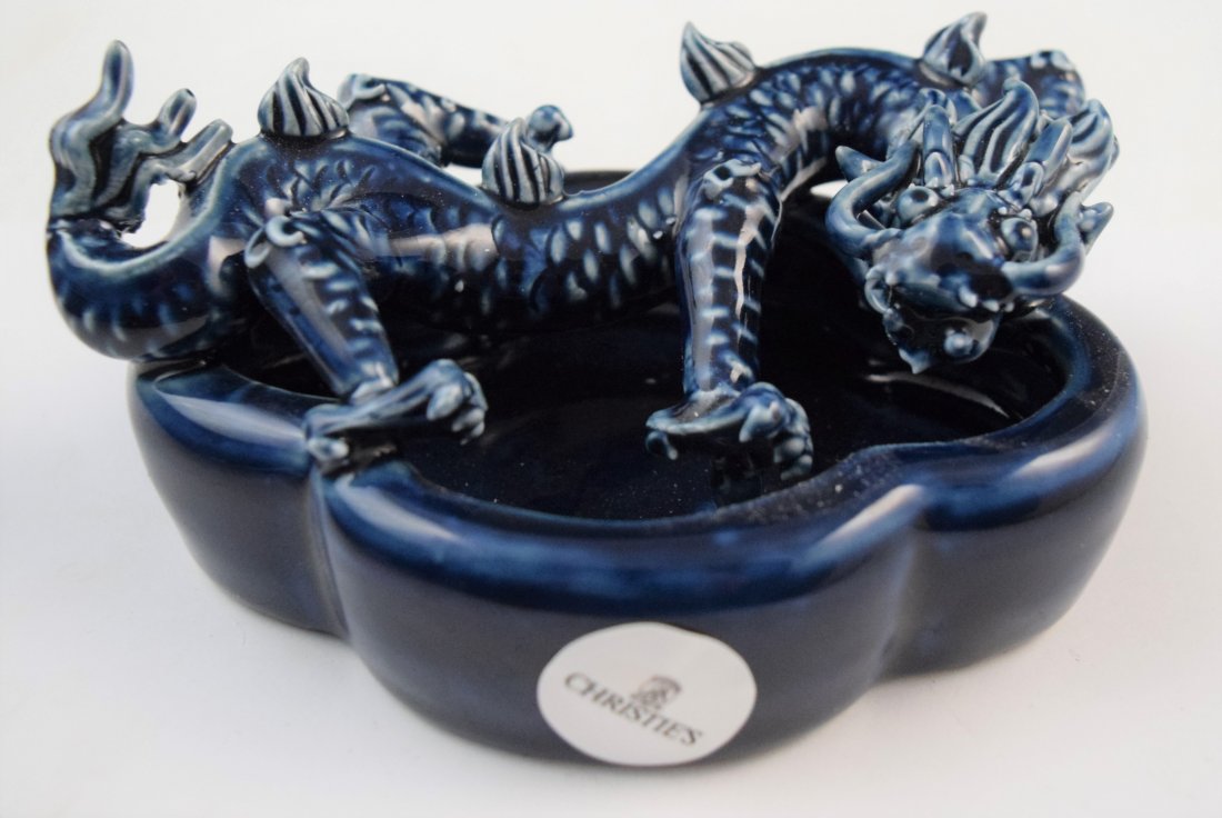 Chinese Dragon Ashtray (W/Collection Label) (1 of 6)