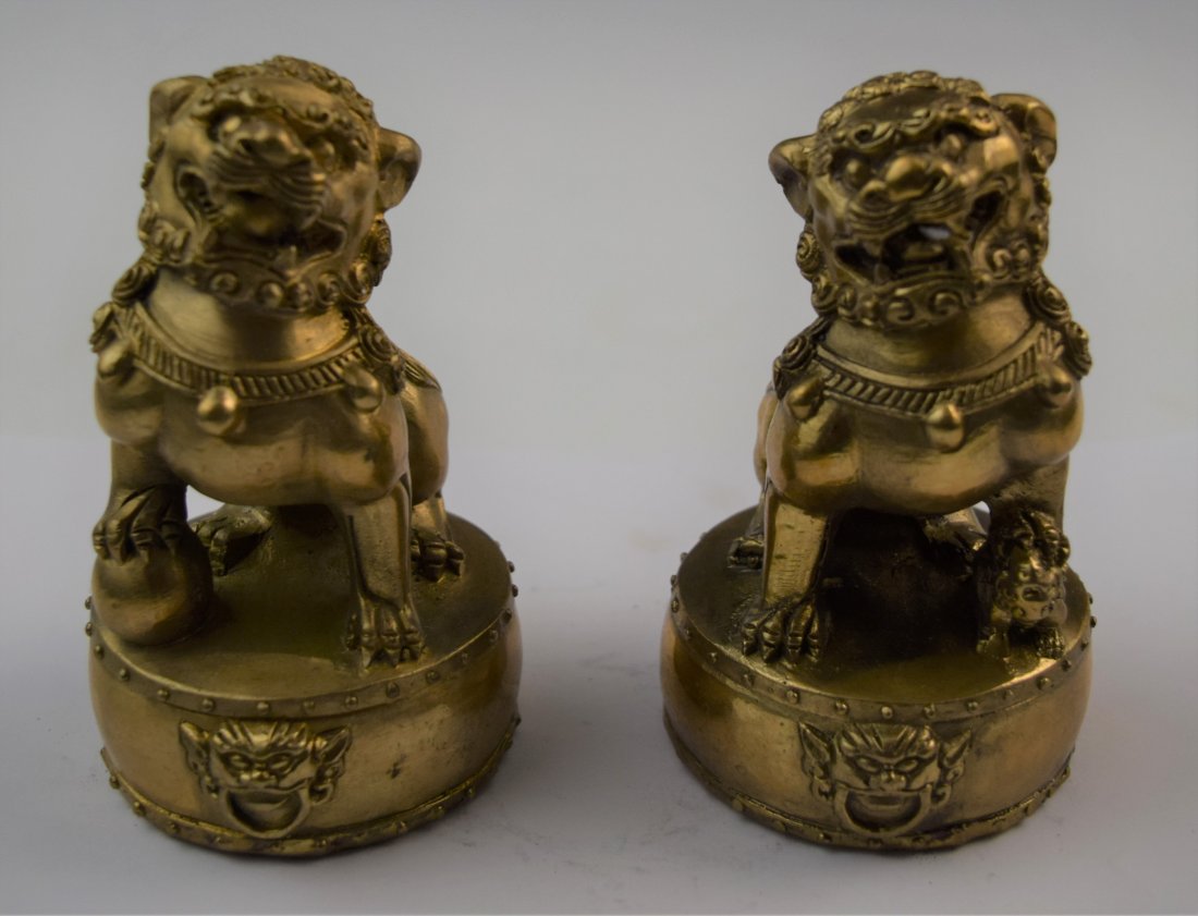 Chinese Pair of Foo Dogs (1 of 13)