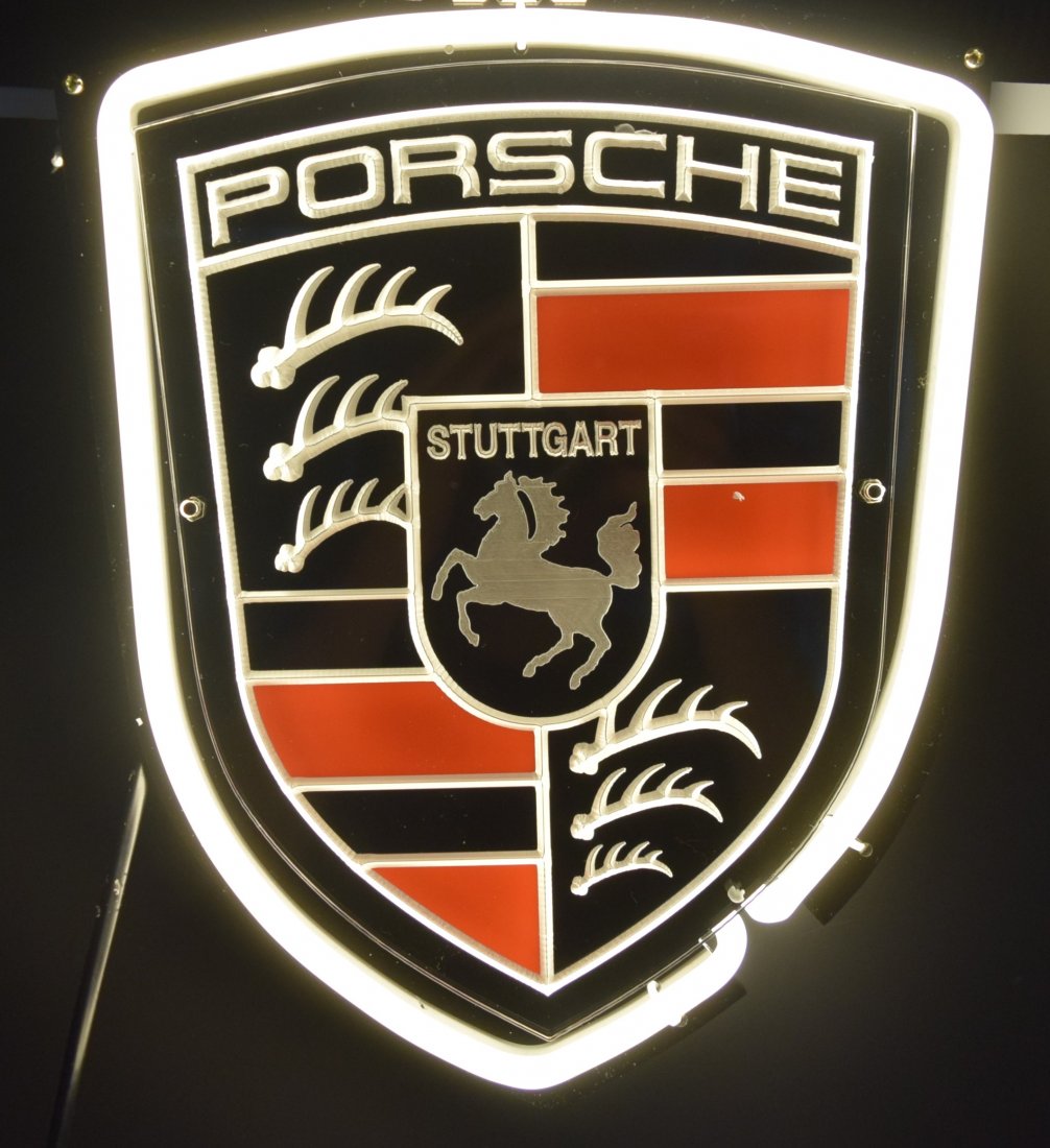 Porsche Neon Car Sign (1 of 2)