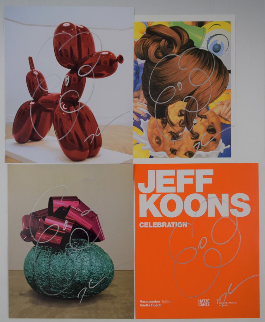 Jeff Koons - Untitled Flower Drawings (Lot of 4) (1 of 6)