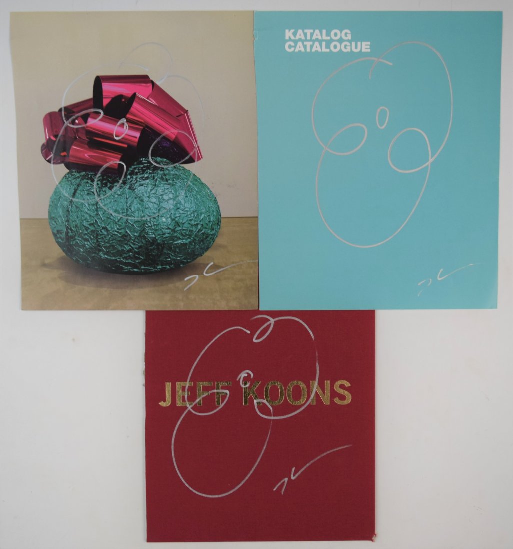 Jeff Koons - Untitled Flower Drawings (Lot of 3) (1 of 5)