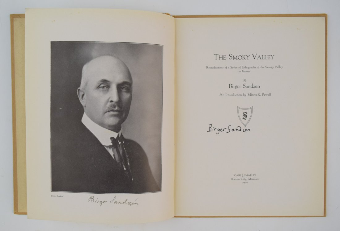 Birger Sandzen - The Smoky Valley (Signed Book) (1 of 5)