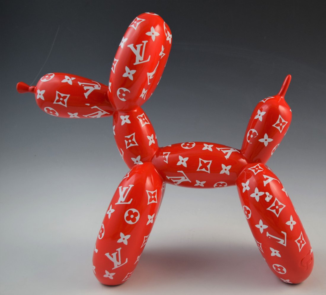 Large Louis Vuitton Balloon Dog Sculpture (1 of 11)