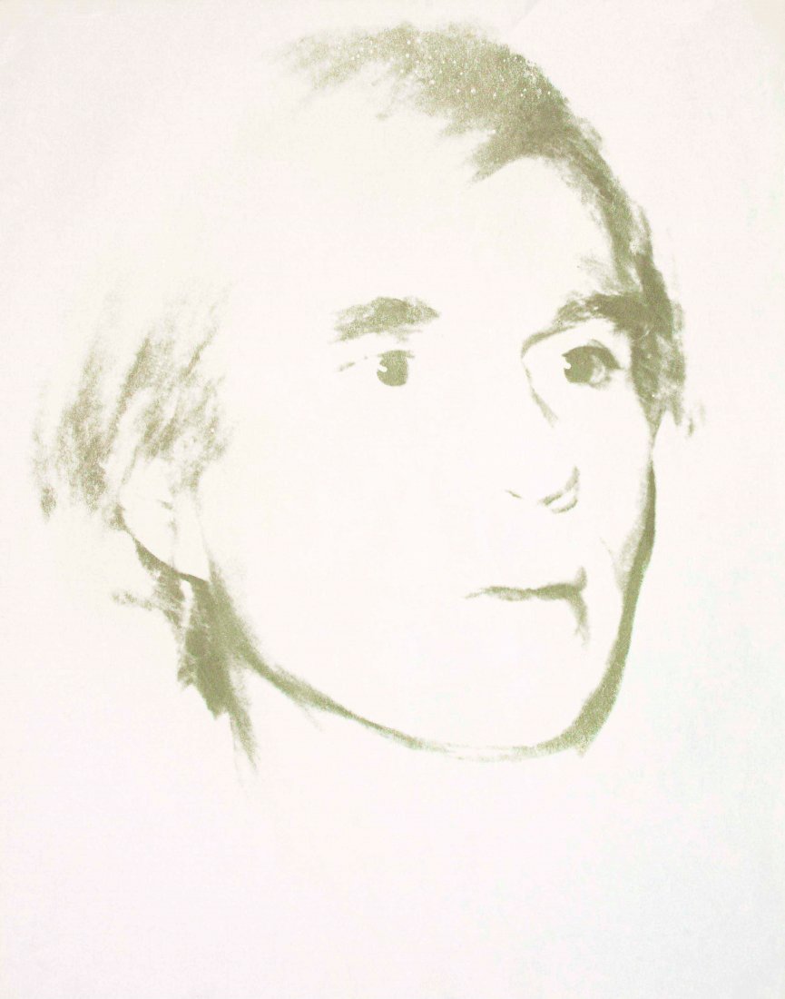 After Andy Warhol - Self Portrait (Wove Paper) (1 of 1)