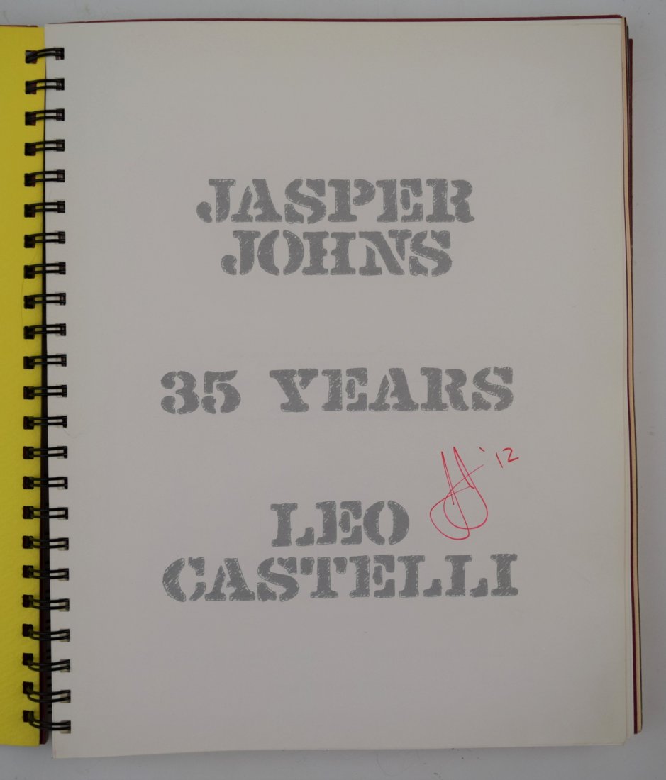 Jasper Johns - 35 Years Leo Castelli (Signed Book) (1 of 4)