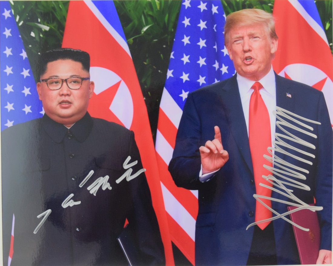 Donald Trump, Kim Jong-un Signed (Photograph) (1 of 1)