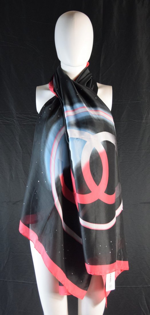 Chanel Silk Scarf (1 of 2)
