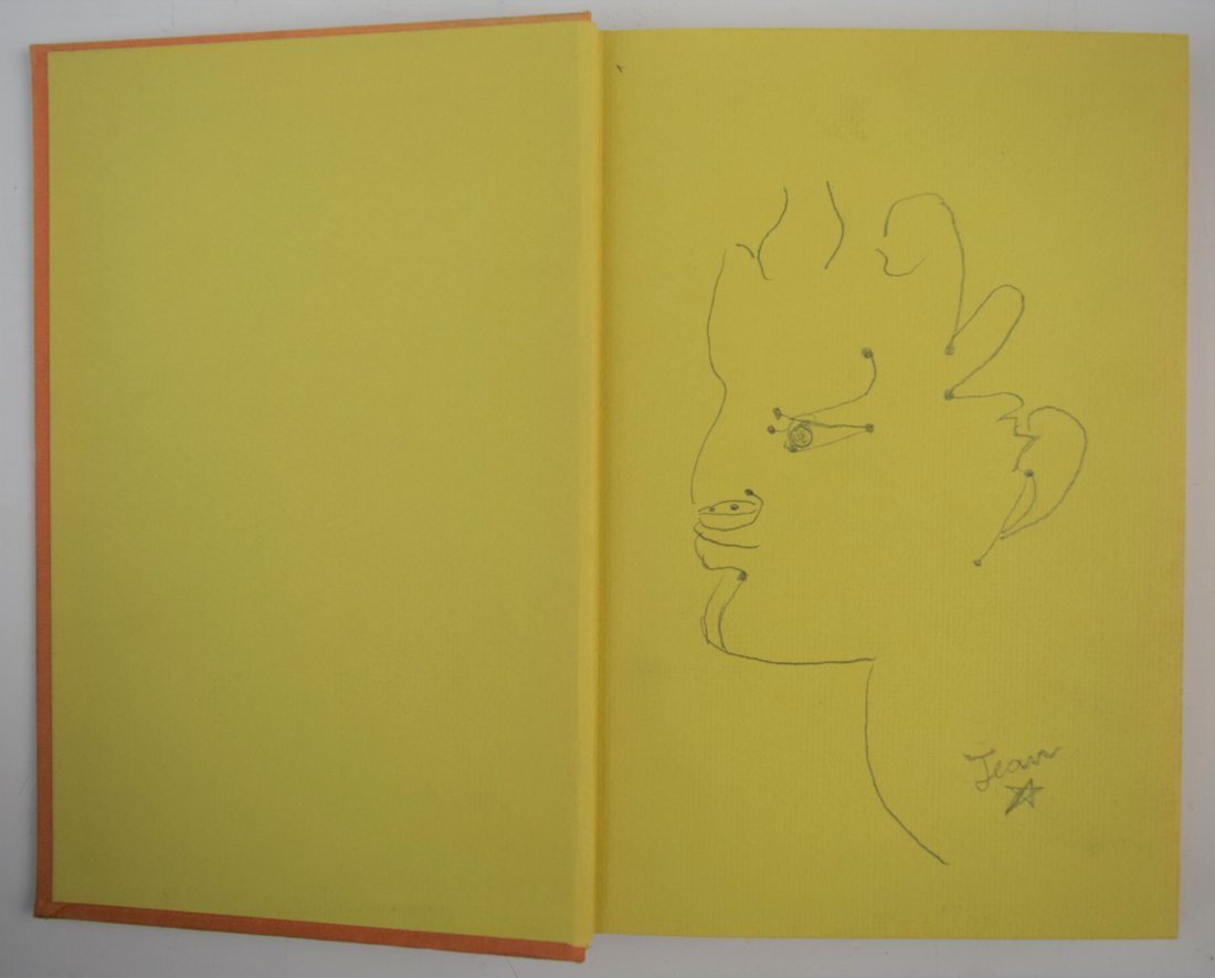 Jean Cocteau - Untitled (Drawing in Book) (1 of 2)
