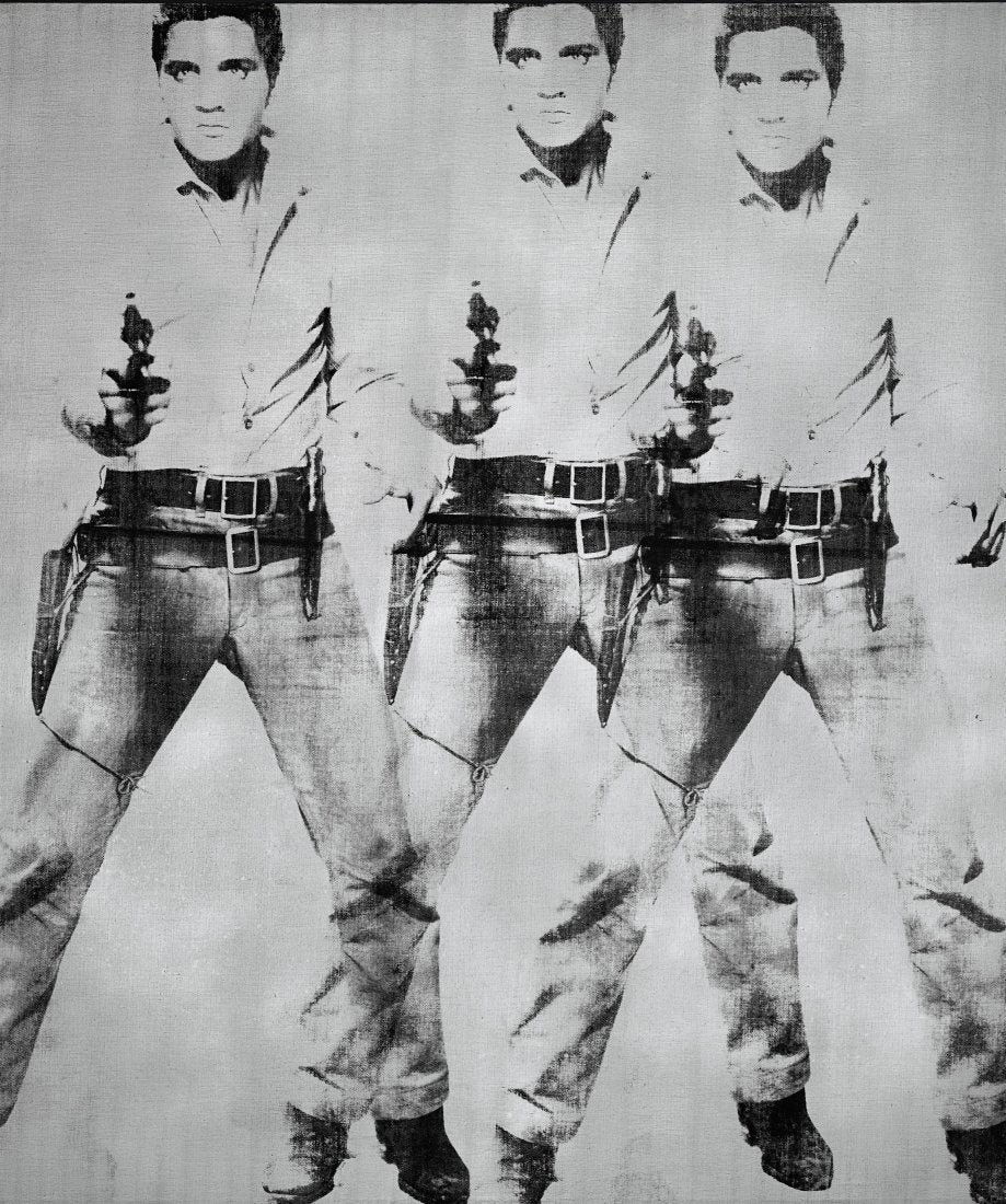 After Andy Warhol - Triple Elvis (Wove Paper) (1 of 1)