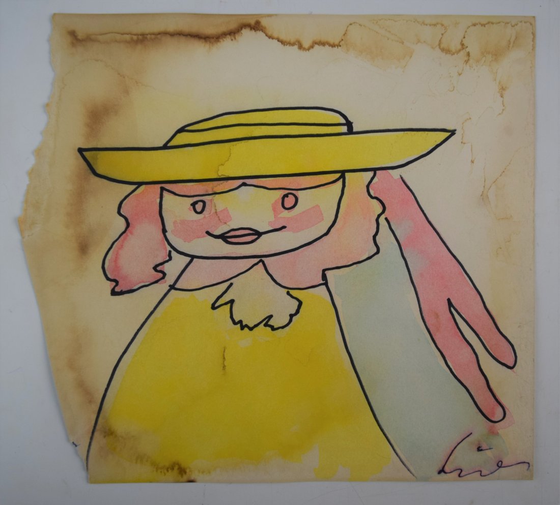Ludwig Bemelmans - Watercolor/Ink (Madeline) (1 of 2)