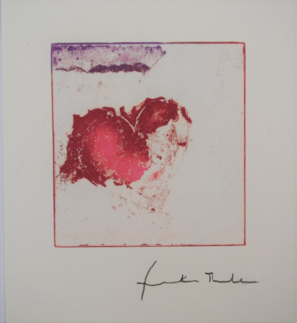 Helen Frankenthaler Signed Print (Valentine) (1 of 2)