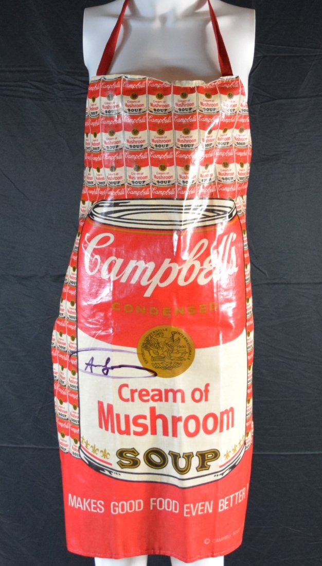 Andy Warhol - Cambells Soup Apron (Signed) (1 of 3)