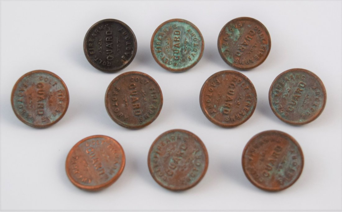 Tiffany & Co. Colt 45 Buttons (lot of 10) (1 of 5)