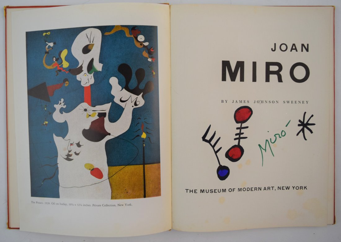 Joan Miro - Drawing in Book (Museum of Modern Art) (1 of 5)