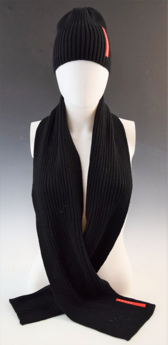 Prada Hat & Scarf (1 of 1)