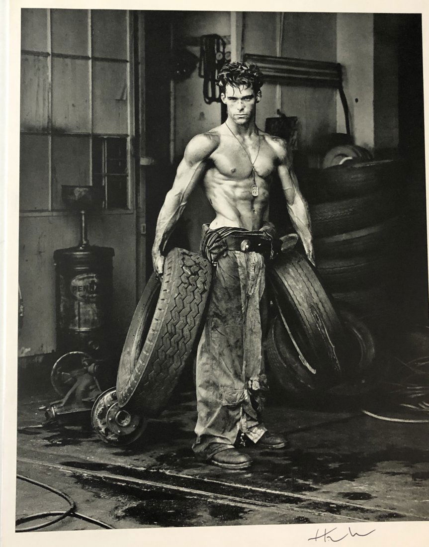 Herb Ritts - Fred with Tires (Signed) (1 of 1)