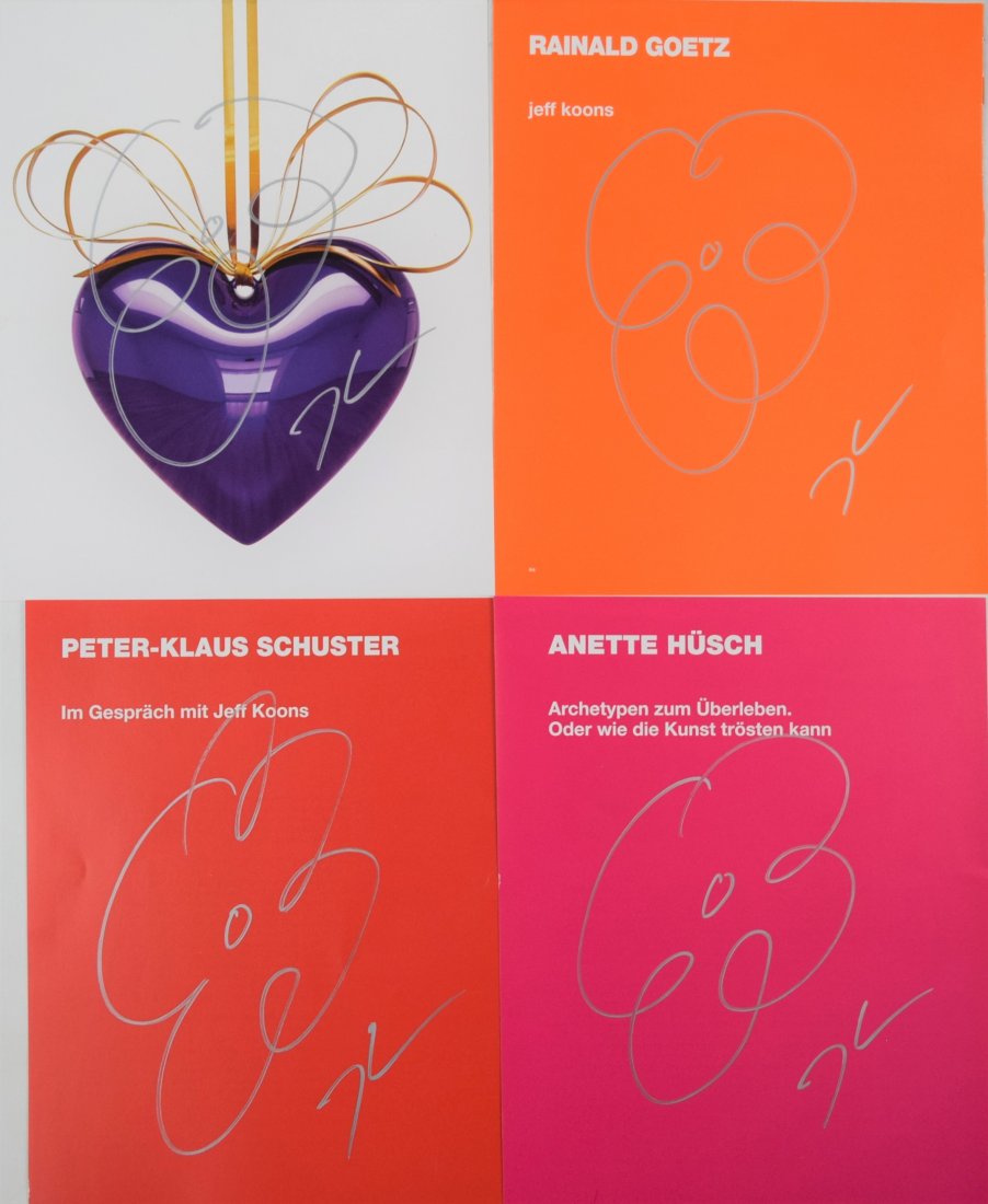 Jeff Koons - Flower Drawings (Lot of 4) (1 of 5)
