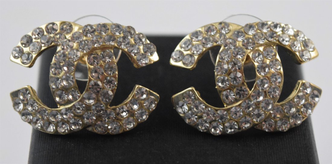 Chanel VIP Double "C" Earrings (1 of 2)