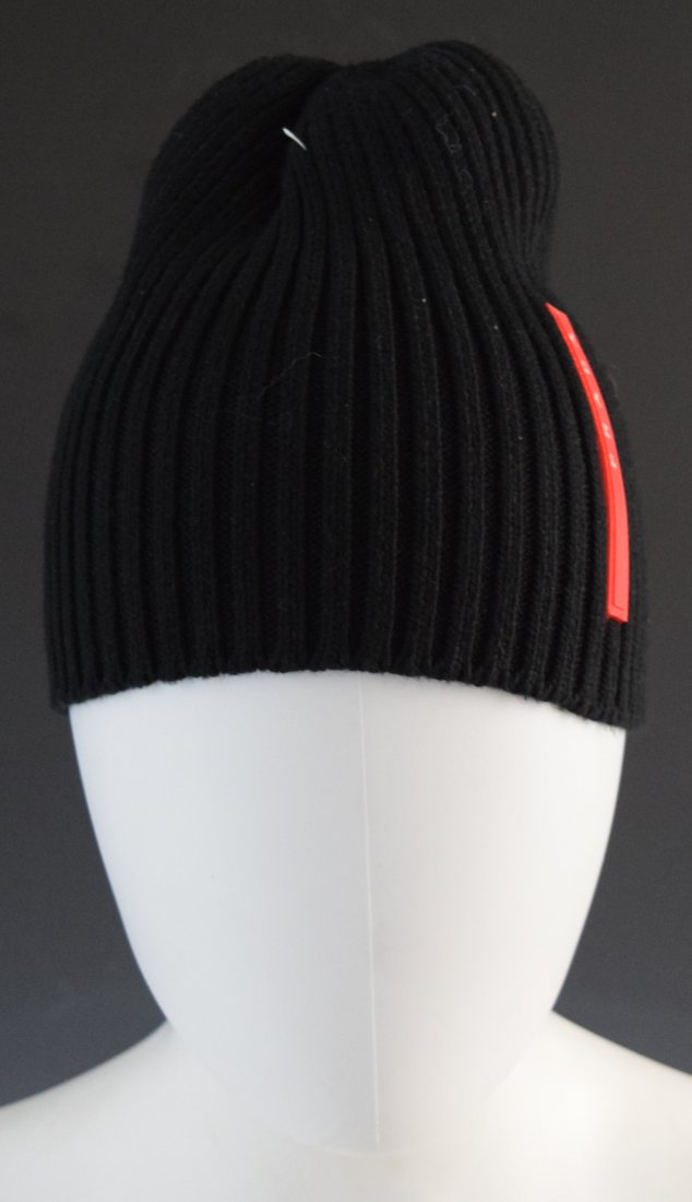 Prada Black Winter Cotton Hat (1 of 2)