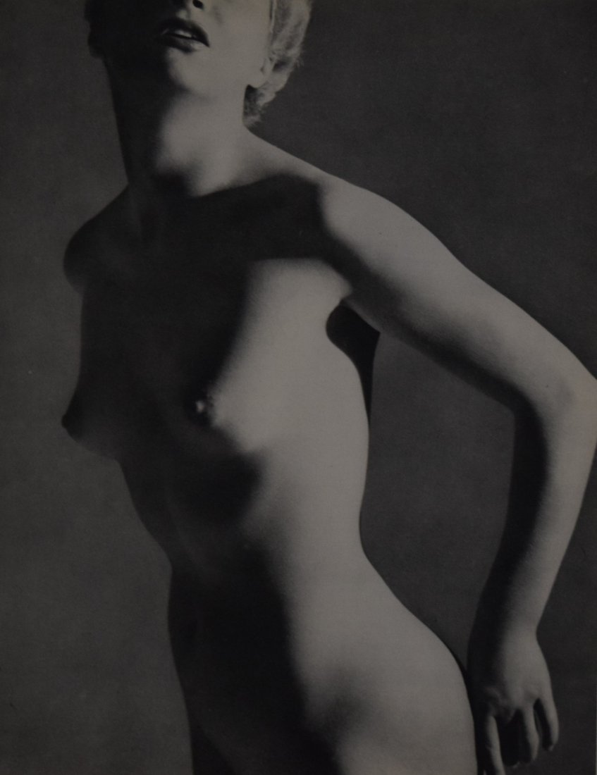 Lucien Lorelle - Nude: LUCIEN LORELLE (1894-1968) Nude Sheet-fed gravure, c. 1950's Printed in France 9 3/4" x 7 1/2"