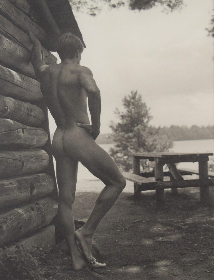 Bruce Weber - Paul at Petes Rock Campground, 1988: BRUCE WEBER (b. 1946) Paul at Pete's Campground, Adirondack Park, 1988 Sheet-fed gravure c. 1990 Printed in United States of America 9 3/8" x 7 1/4"