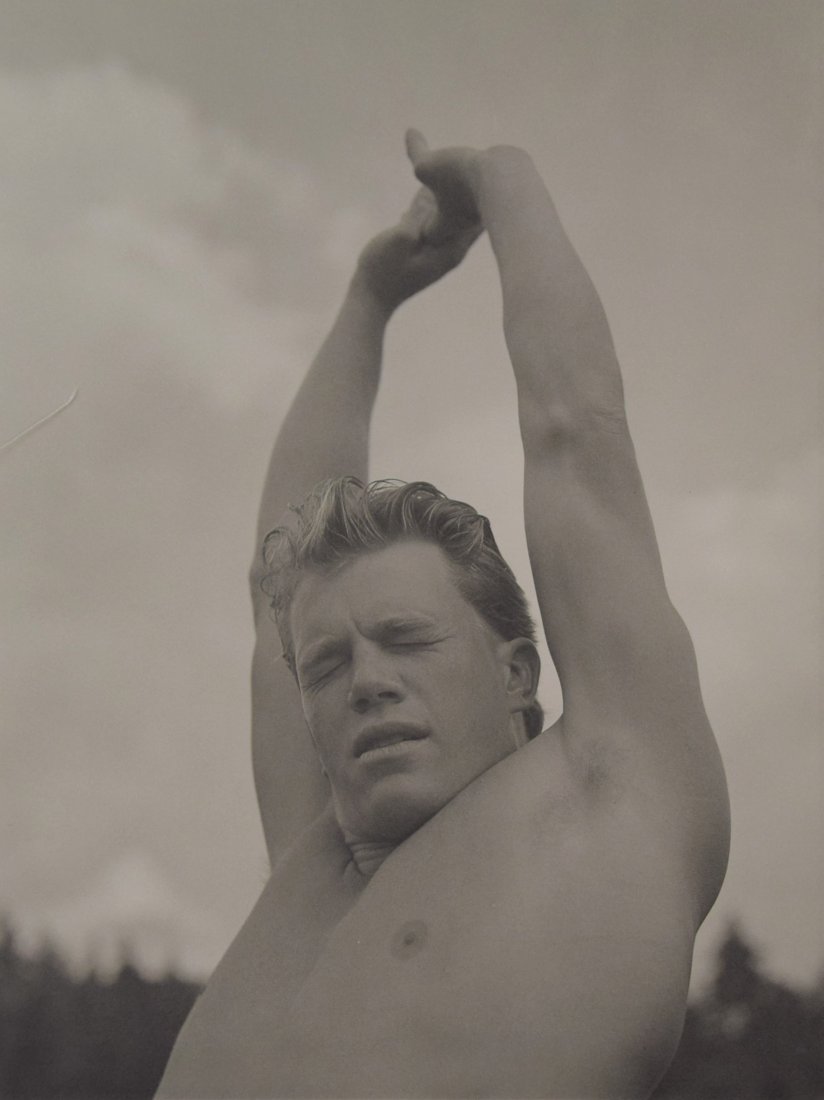 Bruce Weber - Christian, St. Regis River, 1989: BRUCE WEBER (b. 1946) Tyke, Long Pond, Adirondack Park, 1988 Sheet-fed gravure c. 1990 Printed in United States of America 9 3/8" x 7 1/4"