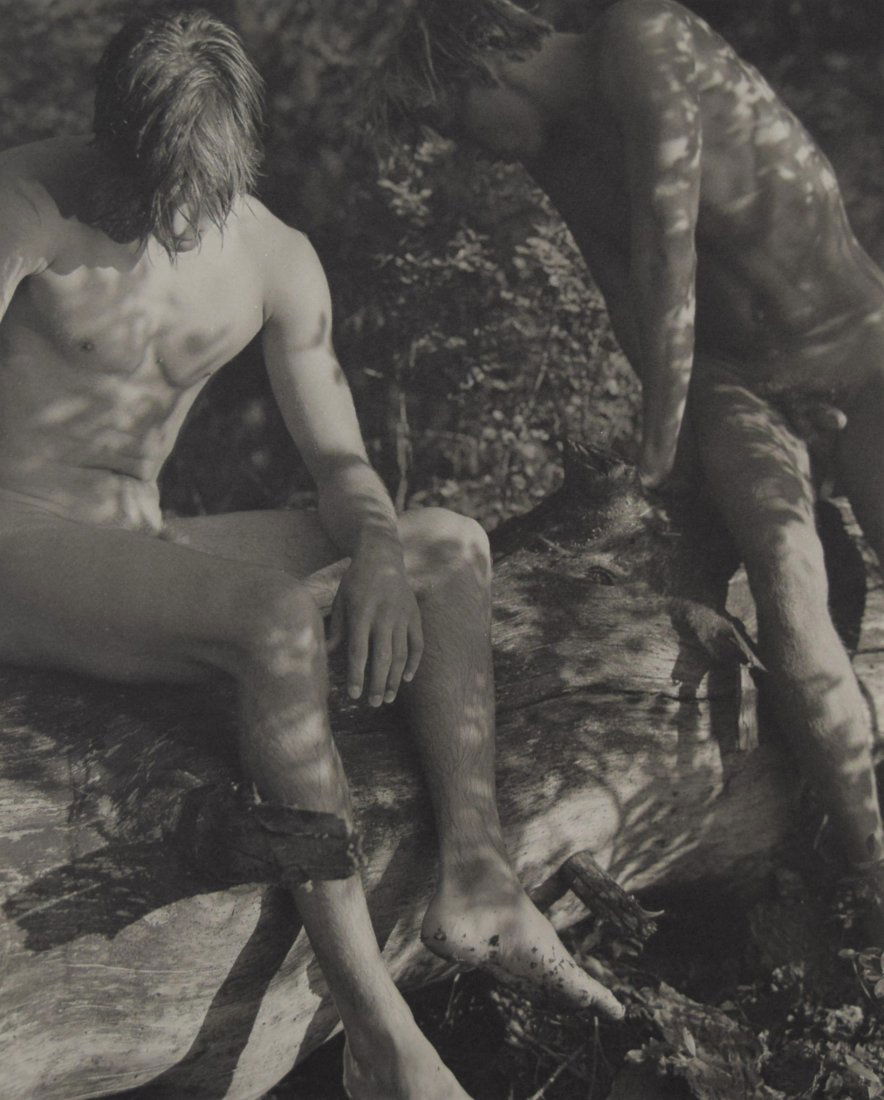 Bruce Weber - Tom and Tyke, 1988: BRUCE WEBER (b. 1946) Tom and Tyke, 1988 Sheet-fed gravure c. 1990 Printed in United States of America 9 3/8" x 7 1/4"