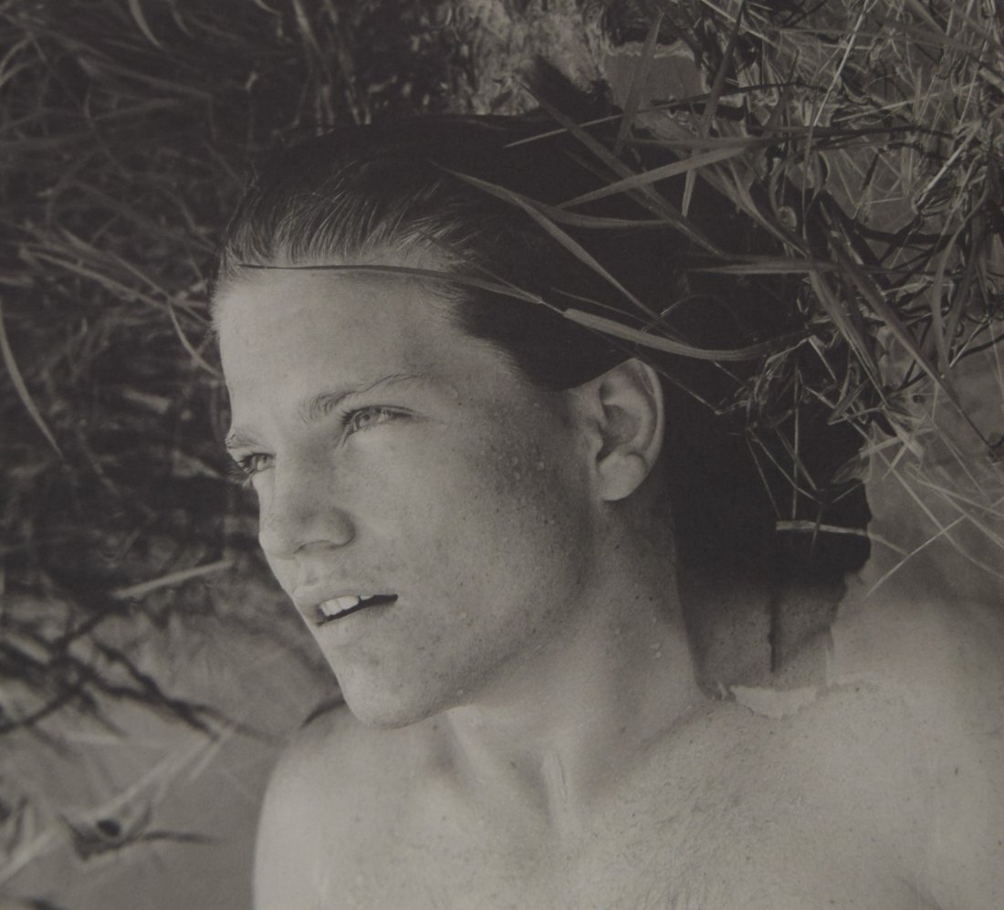 Bruce Weber - Peter on the Island at Bear Pond, 1989: BRUCE WEBER (b. 1946) Peter on the Island at Bear Pond, 1989 Sheet-fed gravure c. 1990 Printed in United States of America 9 3/8" x 7 1/4"