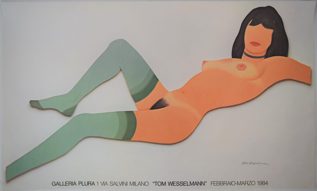 Tom Wesselmann - Galeria Plura Poster (Signed) (1 of 1)