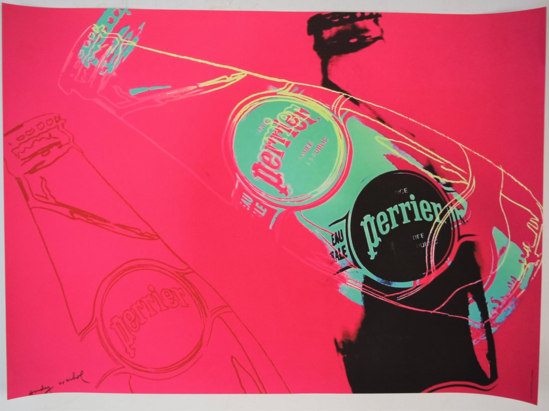 Andy Warhol - Perrier (Silkscreen on Paper) (1 of 1)