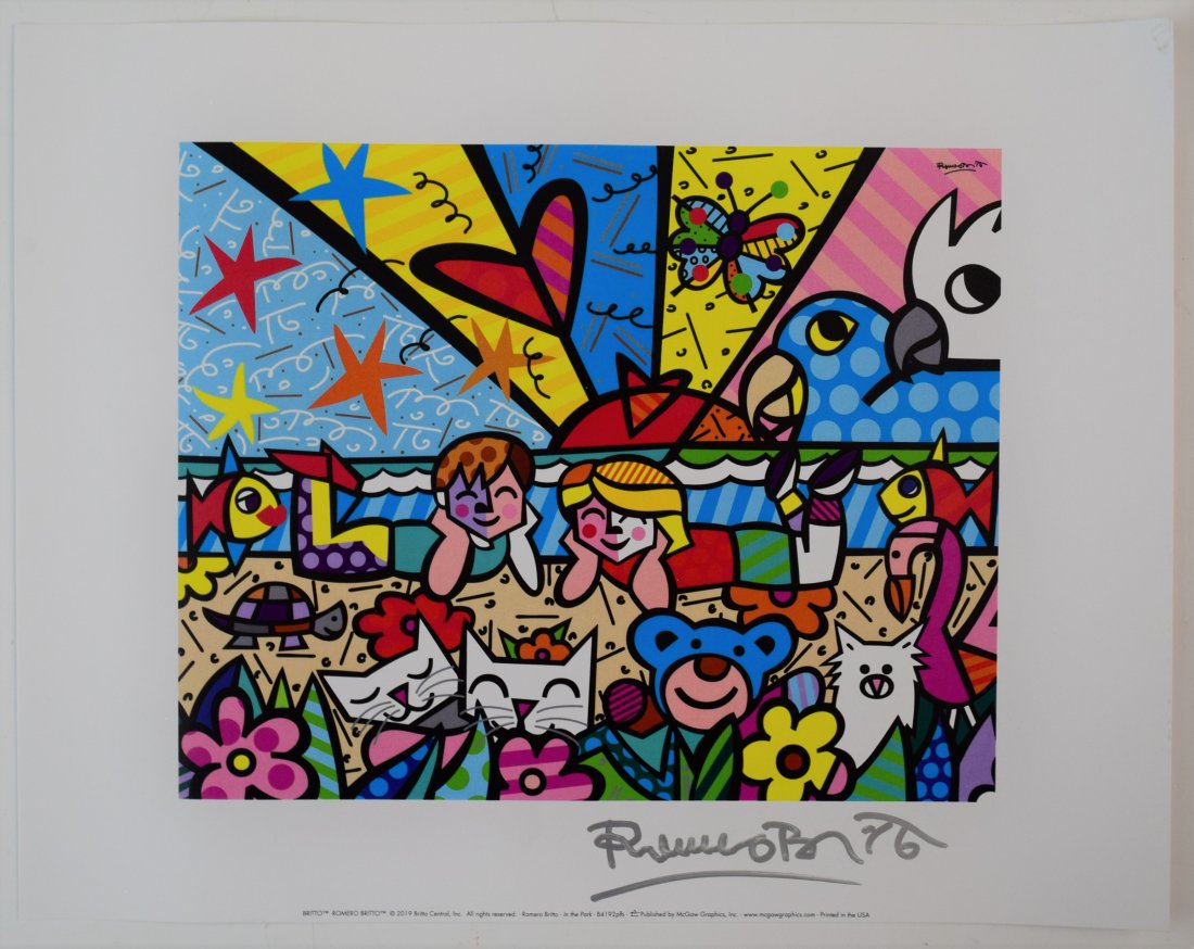 Romero Britto - Print in colors (signed) (1 of 2)