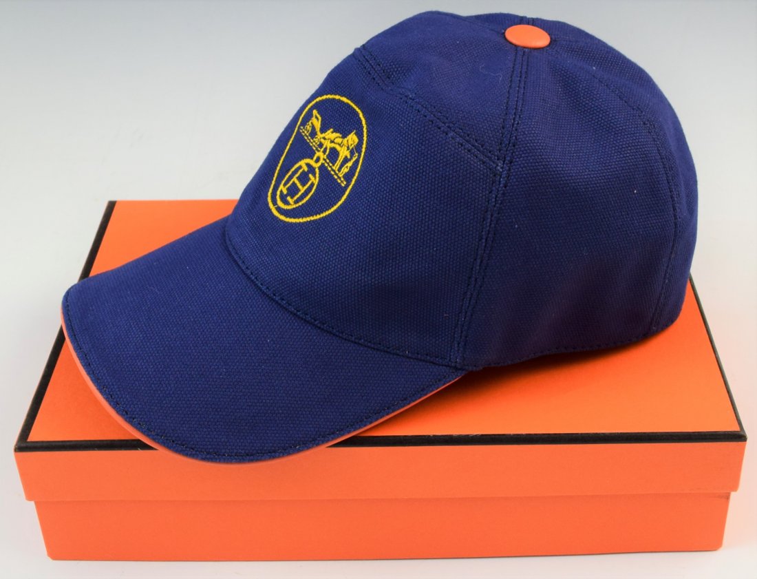 Hermes Cap w/box): HERMES (PARIS) Cap, Hermes w/box