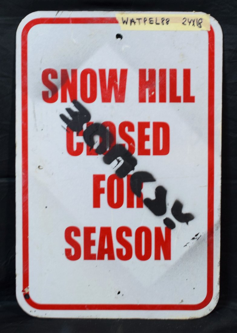 Banksy - Spray Paint Graffiti Sign (Snow Hill) (1 of 2)