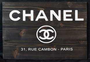 Chanel Chair Director S Store Display Jun 20 2019 Black River Auction In Nj