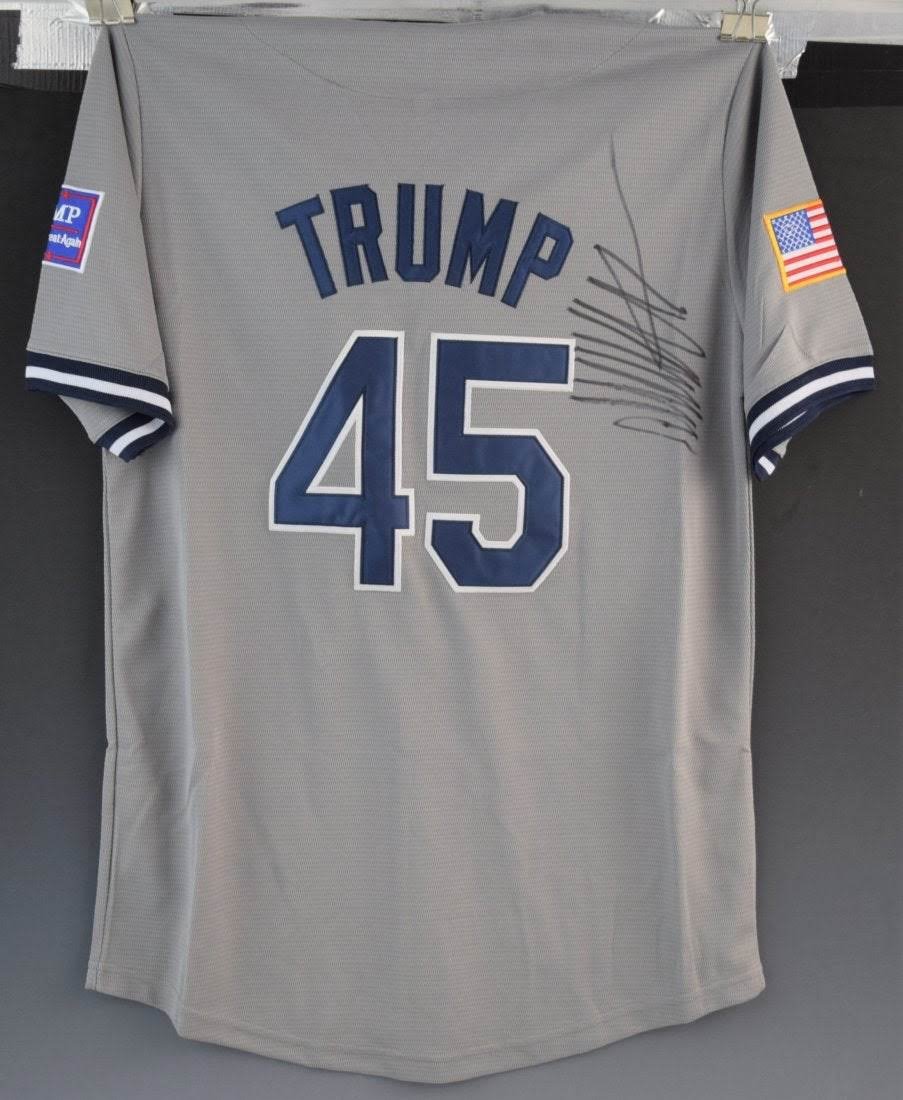 Donald Trump - New York Yankees Jersey (Signed) (1 of 2)