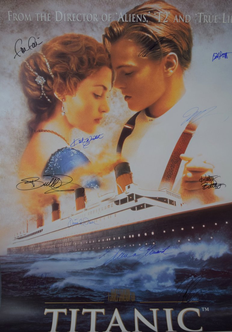 Titanic Movie Poster (Signed by Cast) (1 of 2)