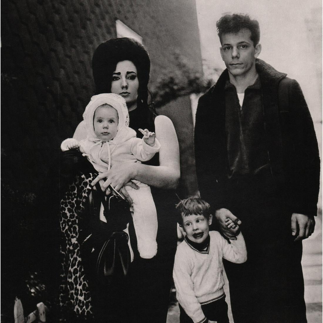 Diane Arbus - Young Family sunday outing New York 1966: DIANE ARBUS (1923-1971) Young Family sunday outing New York 1966 Heliogravure 10" x 10"