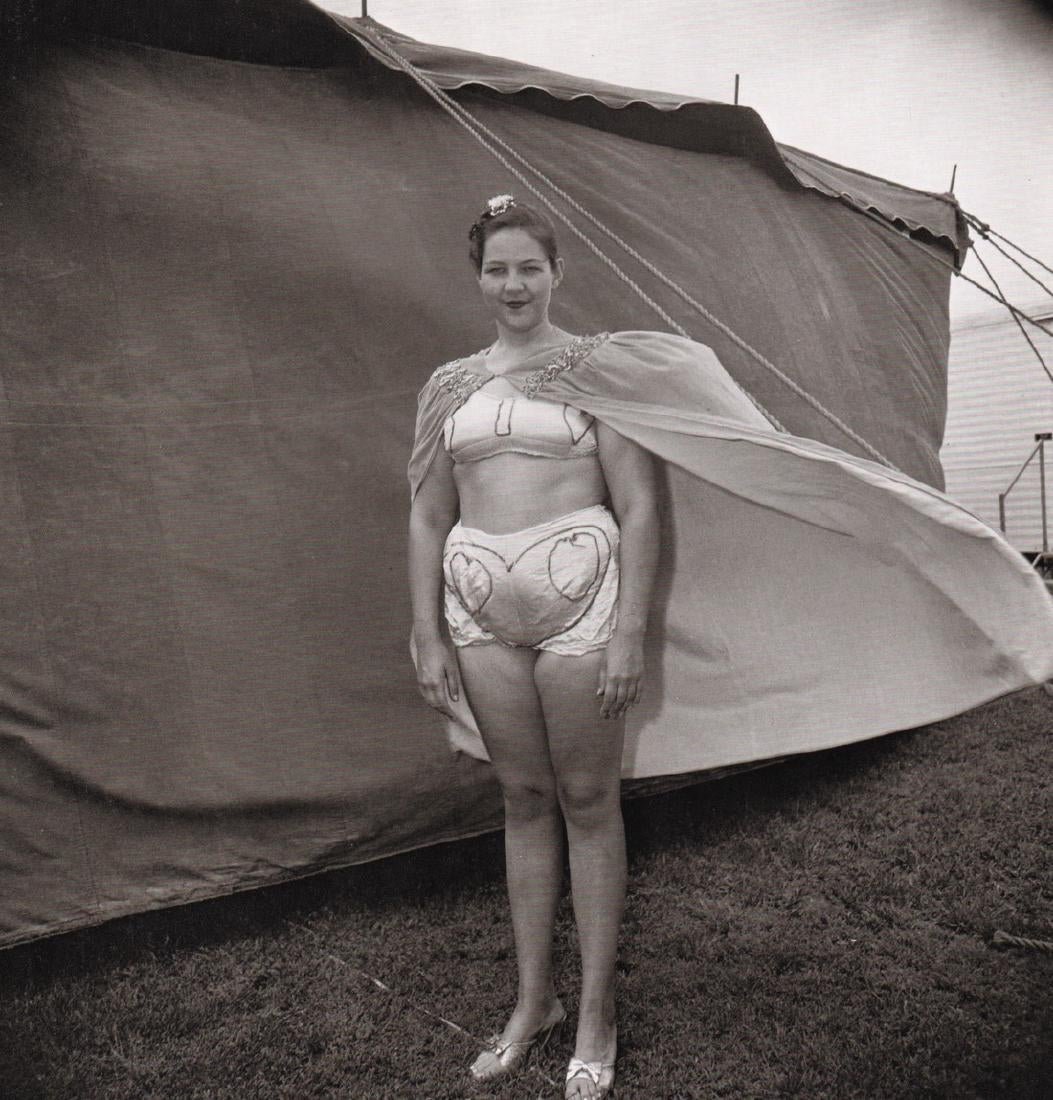 Diane Arbus - Girl in her circus costume, MD, 1970 (1 of 1)