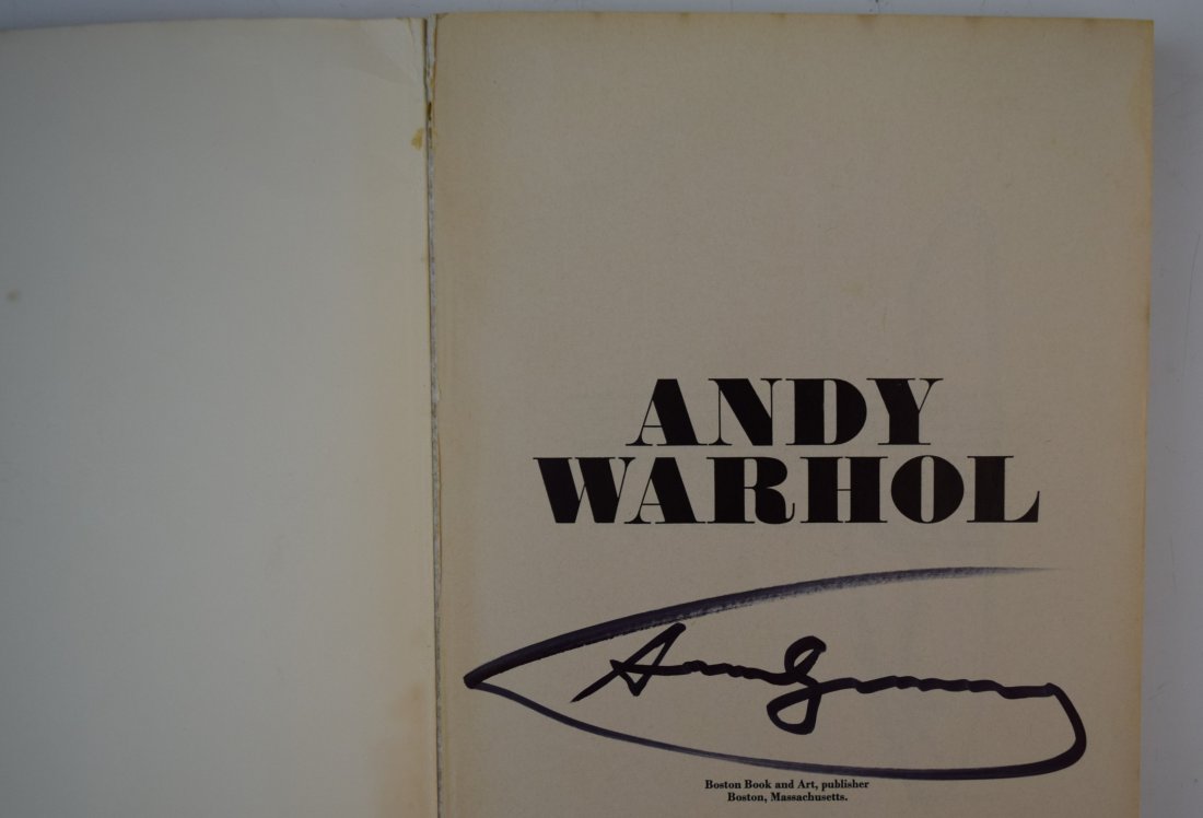 Andy Warhol - Stockholm Catalogue 1970 Twice Signed (1 of 5)