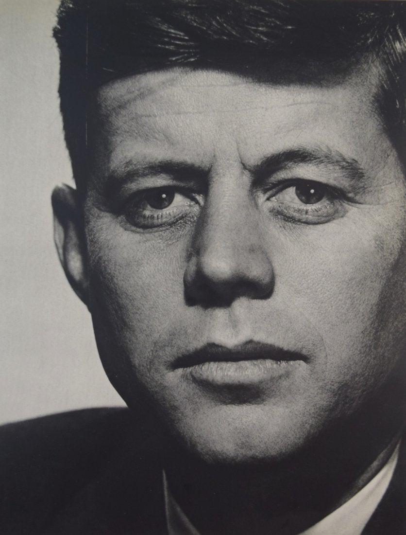 Philippe Halsman - John F. Kennedy: PHILIPPE HALSMAN (1906-1979) John F. Kennedy Sheet-fed gravure, c. 1970s Printed in Italy 11" x 8"