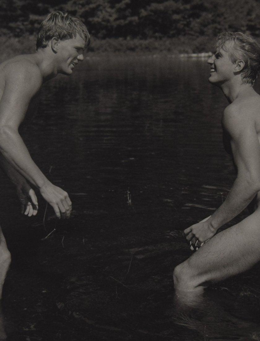 Bruce Weber - Christian and Jason, Bear Pond, 1989 (1 of 1)