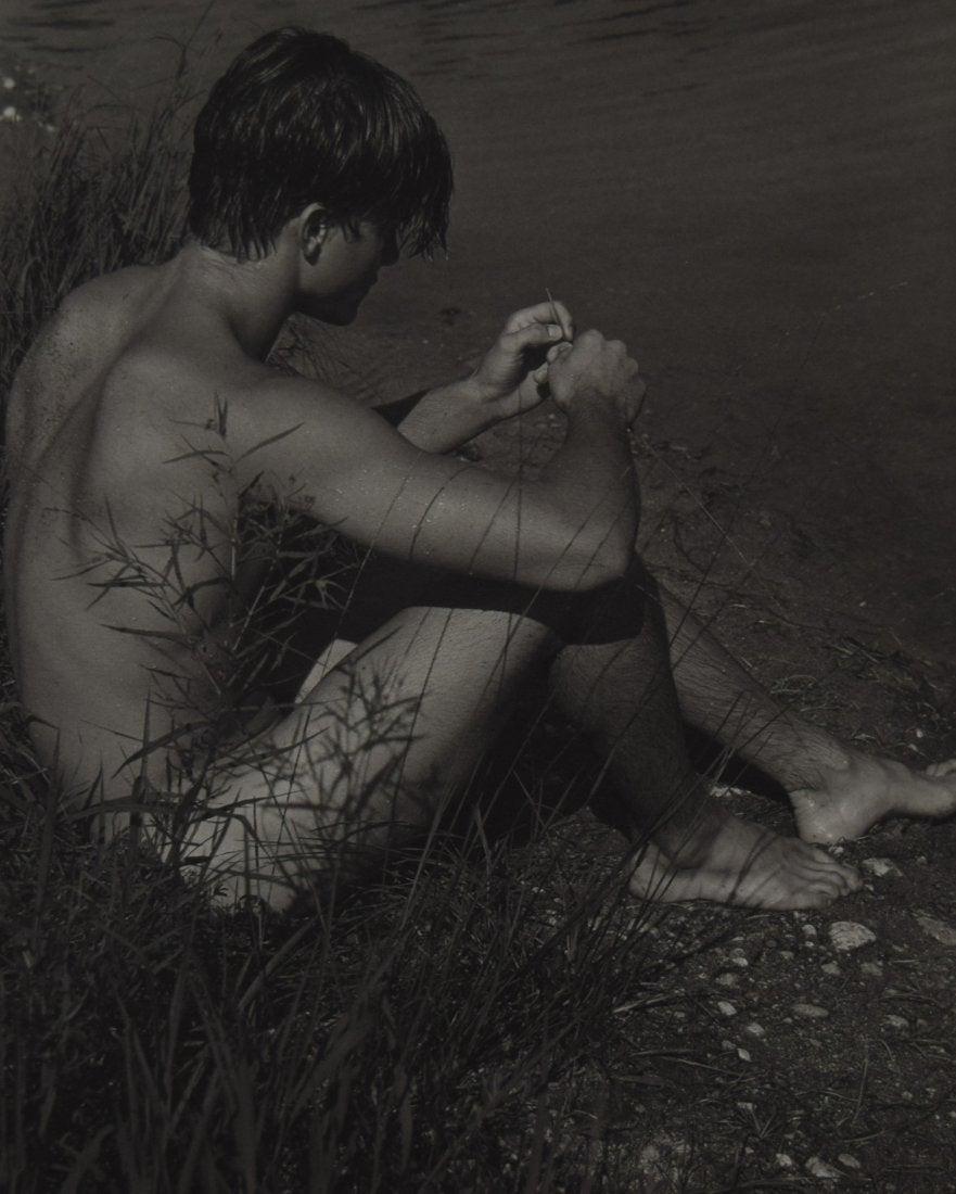 Bruce Weber - Tom on the Island, Bear Pond, 1988 (1 of 1)