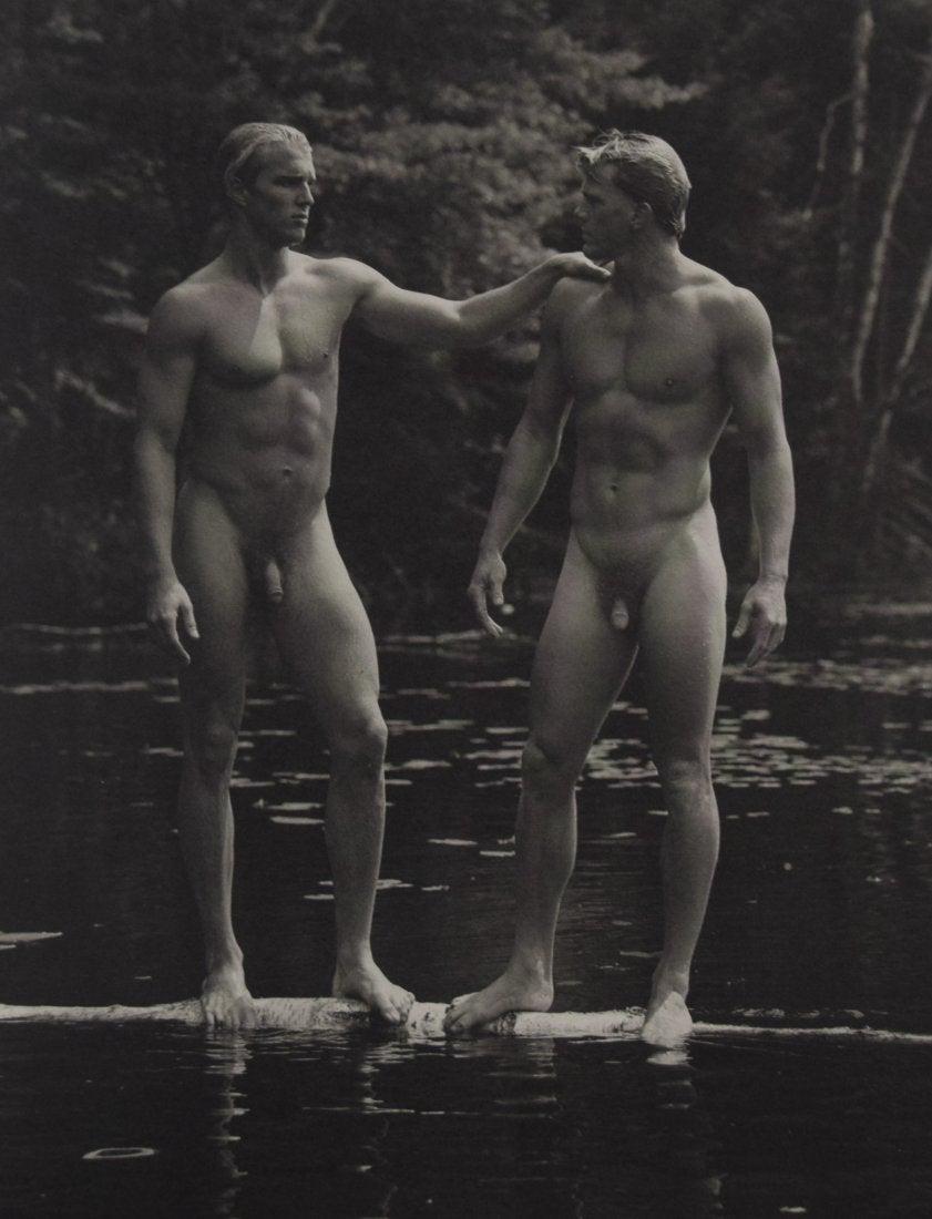 Bruce Weber - Jason and Christian, Bear Pond, 1989 (1 of 1)